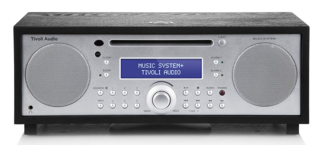 Tivoli Music System+ CD/FM/DAB+/Bluetooth Schwarz/silber
