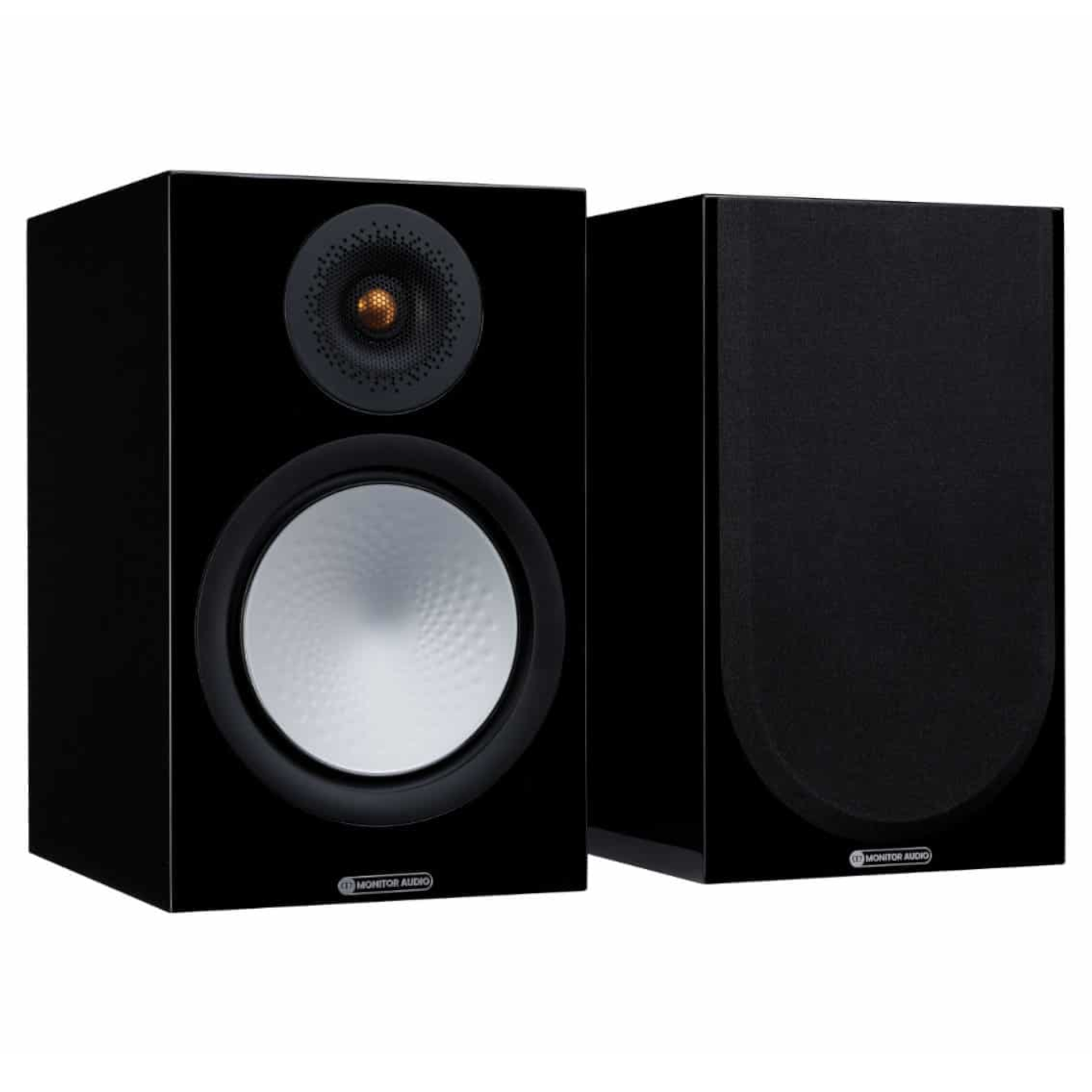 Monitor Audio 2x Kompaktlautsprecher Silver 100 7G Lack Schwarz Hochglanz