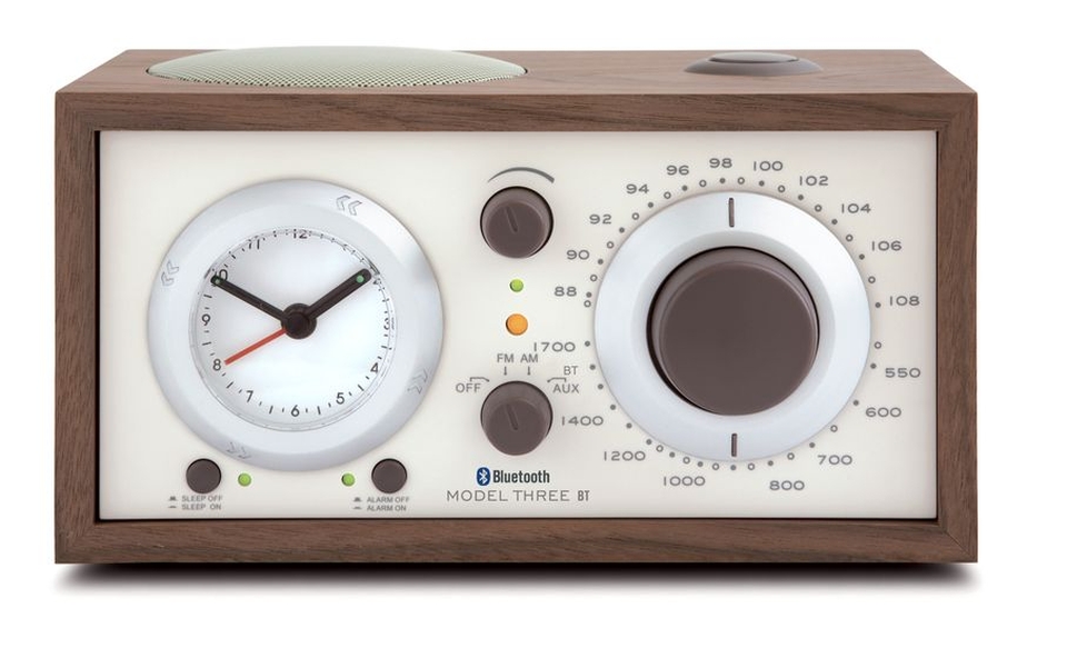 Tivoli Audio Three BT Radiowecker mit Bluetooth Walnuss/beige