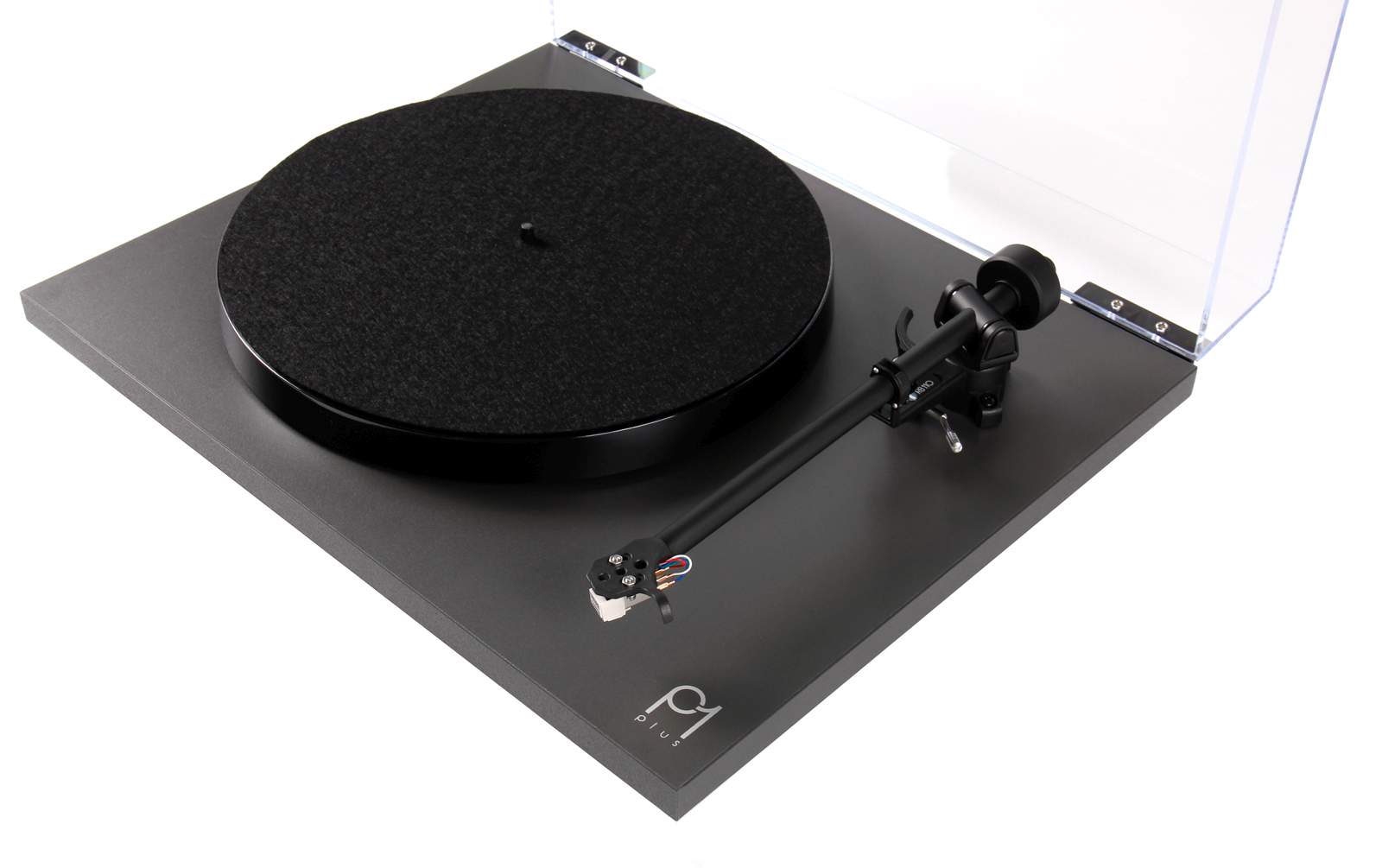 Rega Planar 1 Plus inkl. MM-Tonabnehmer, integrierte Phonovorstufe, schwarz (matt)