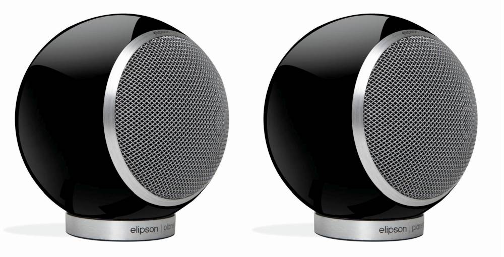 Elipson Planet M 2.0 Stereo-Set Kompaktlautsprecher Schwarz Hochglanz